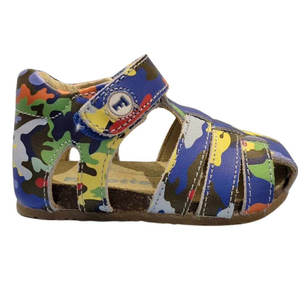 Falcotto - ALBY Sandal - Paint Swirl - Two Giraffes Children's Footwear