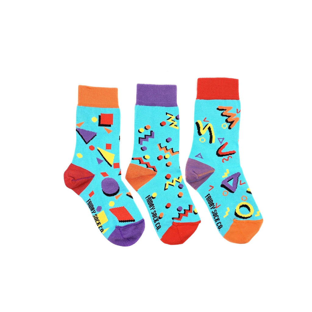 FRIDAY SOCK CO - Kid’s ’80s Socks - Two Giraffes Children's Footwear