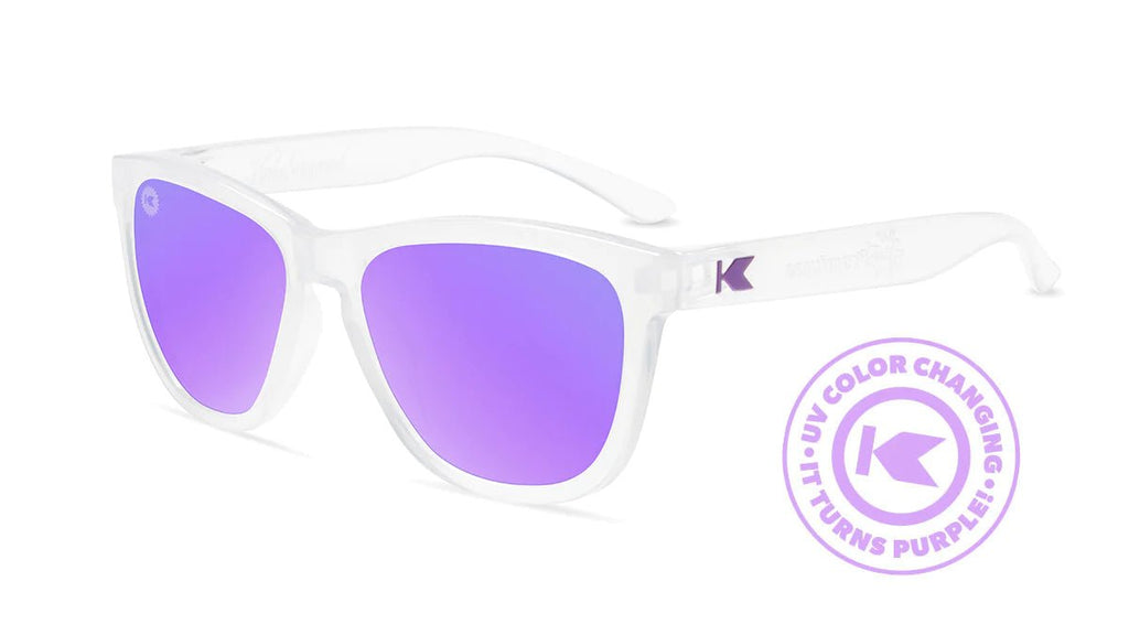 Knockaround Sunglasses - Kids Premiums Polarized - Grape Jellyfish - Two Giraffes Children's Footwear
