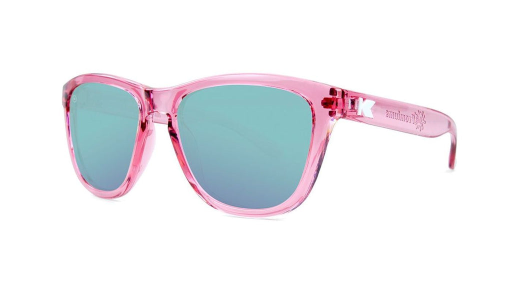 Knockaround Sunglasses - Kids Premiums Polarized - Pink/Aqua - Two Giraffes Children's Footwear
