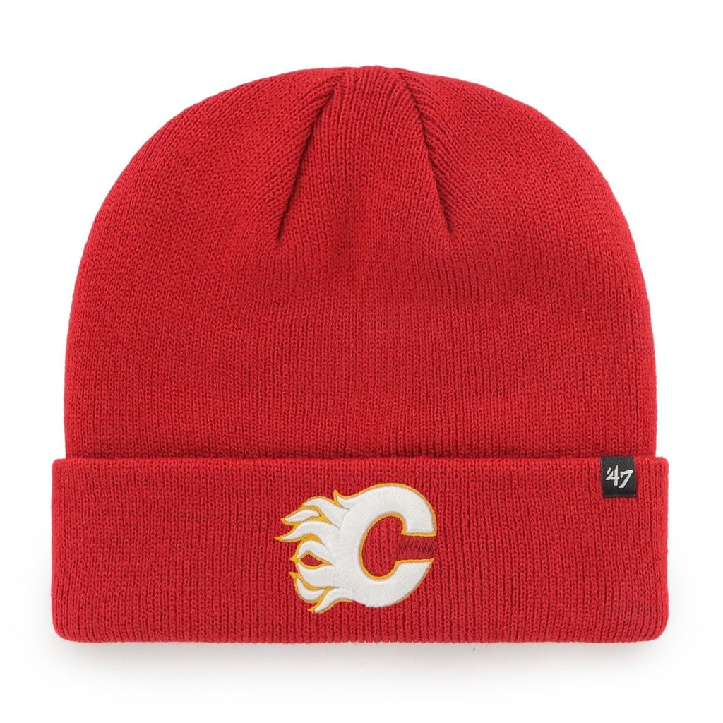 47 Brand - Calgary Flames - Raised Cuff Knit Toque - Two Giraffes Children's Footwear