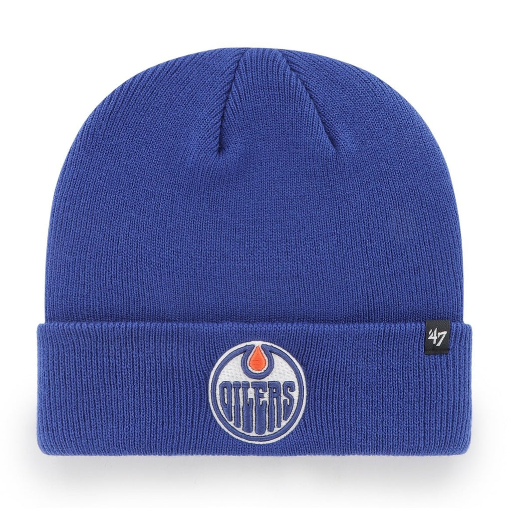 47 Brand - Edmonton Oilers - Raised Cuff Knit Toque - Two Giraffes Children's Footwear