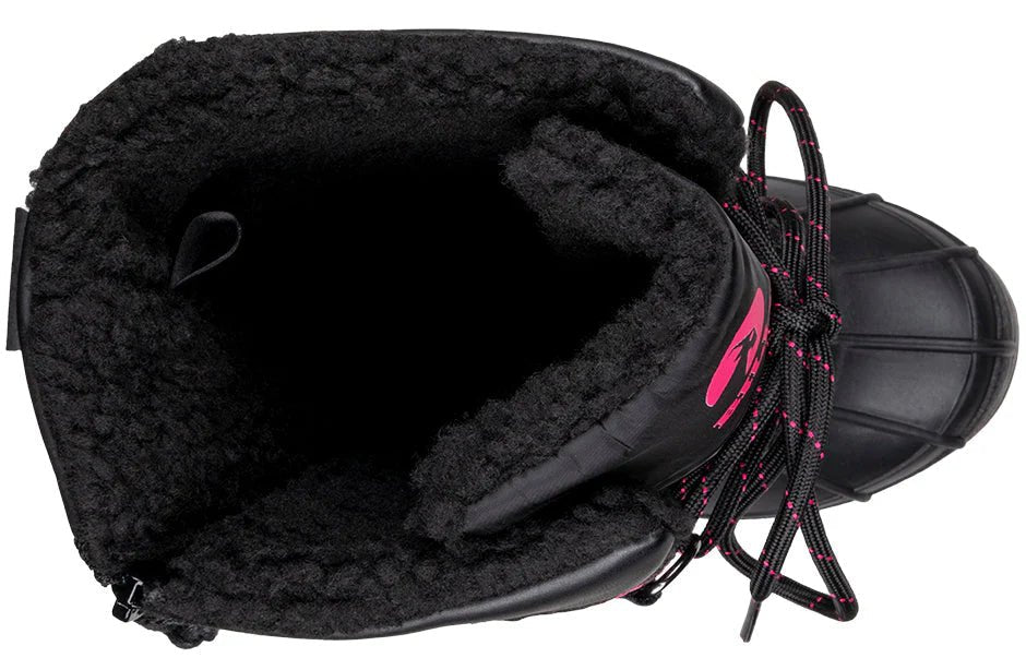 BILLY FOOTWEAR - Billy Ice Winter Boots Black/Pink - Two Giraffes Children's Footwear