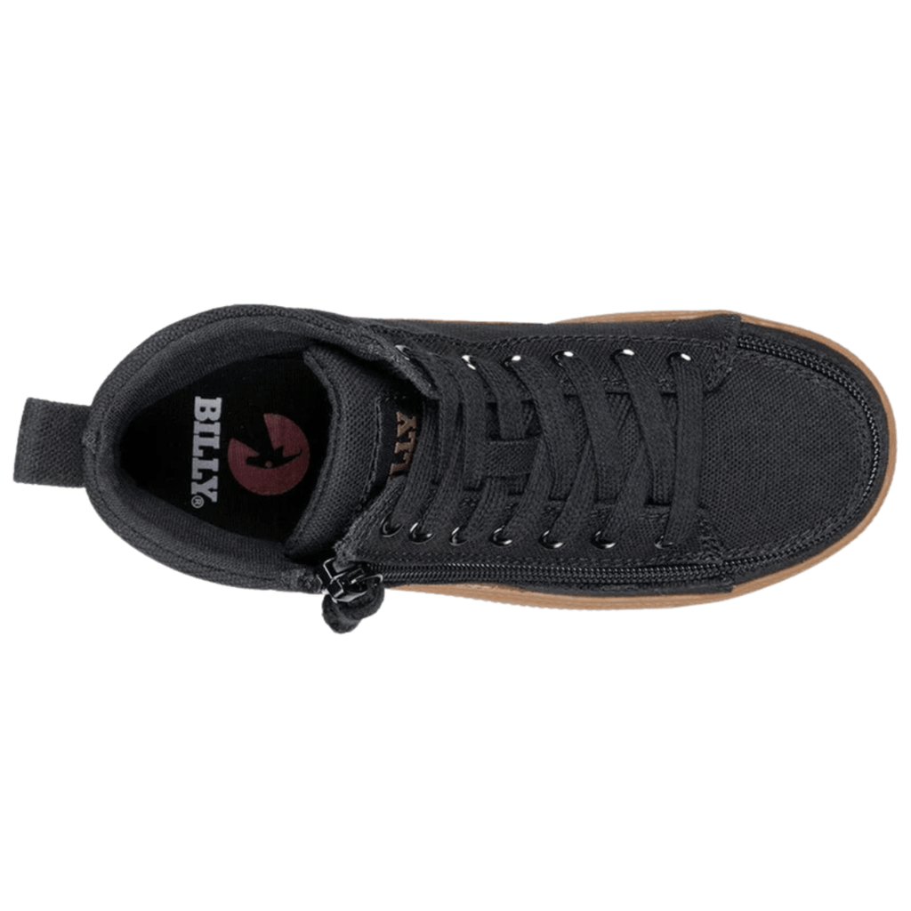 BILLY FOOTWEAR - Black Gum Billy Classic Lace Highs - Two Giraffes Children's Footwear