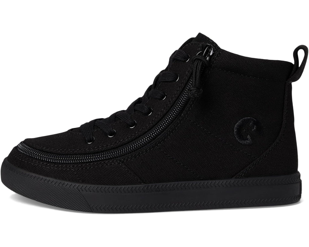 BILLY FOOTWEAR - Black to the floor canvas Billy classic lace highs - Two Giraffes Children's Footwear