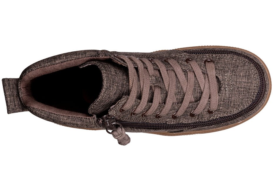 BILLY FOOTWEAR - Brown Jersey Billy Street High Tops - Two Giraffes Children's Footwear