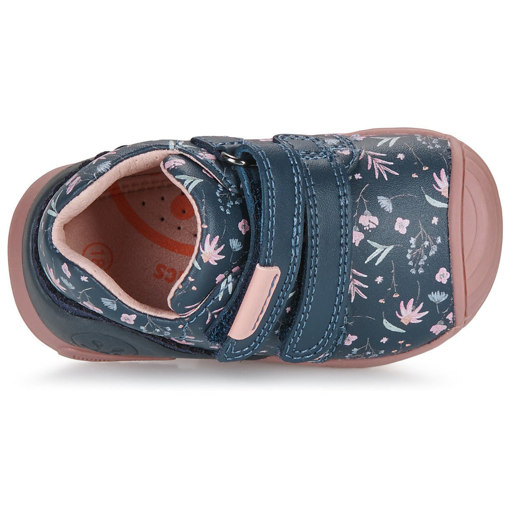 Biomecanics - First Steps Sneakers - Navy Floral - Two Giraffes Children's Footwear