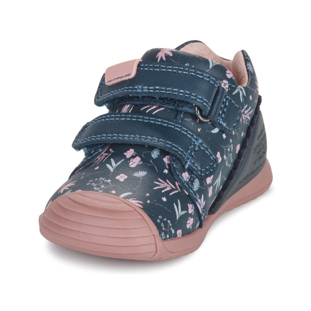 Biomecanics - First Steps Sneakers - Navy Floral - Two Giraffes Children's Footwear