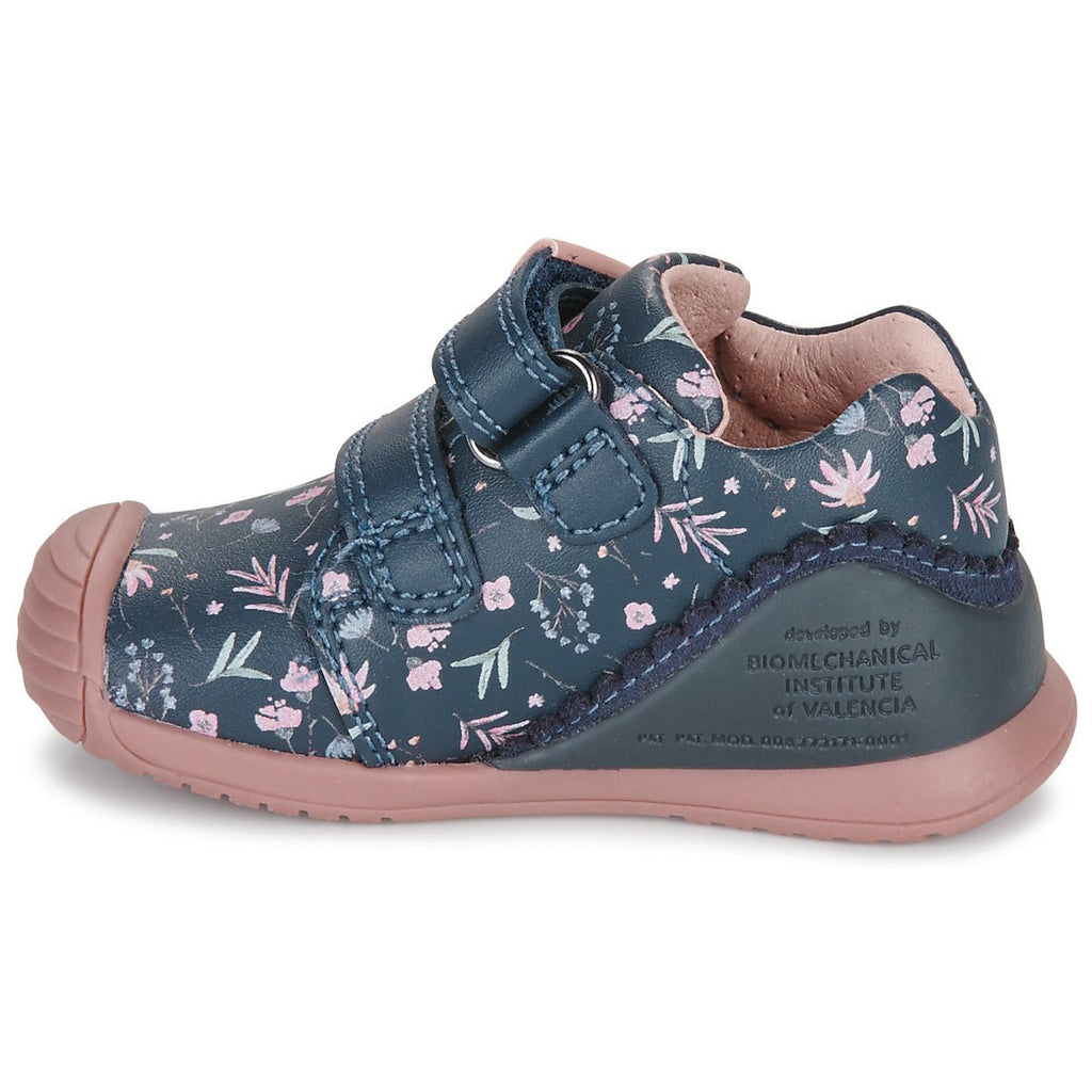 Biomecanics - First Steps Sneakers - Navy Floral - Two Giraffes Children's Footwear