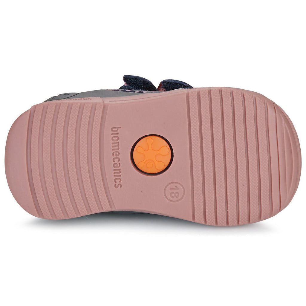 Biomecanics - First Steps Sneakers - Navy Floral - Two Giraffes Children's Footwear