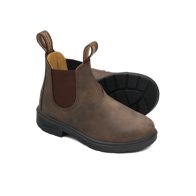 BLUNDSTONE - Kids Rustic Brown - Two Giraffes Children's Footwear