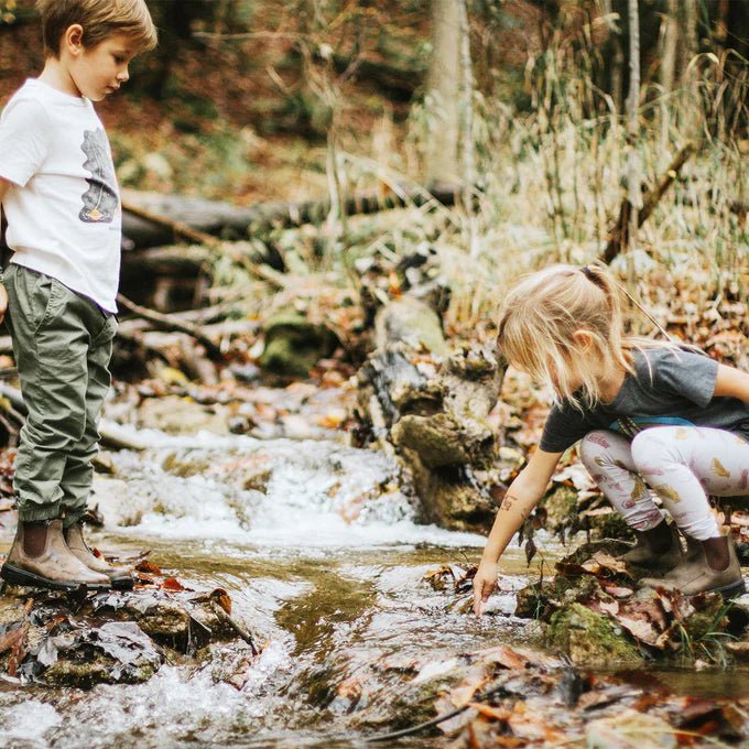 BLUNDSTONE - Kids Rustic Brown - Two Giraffes Children's Footwear
