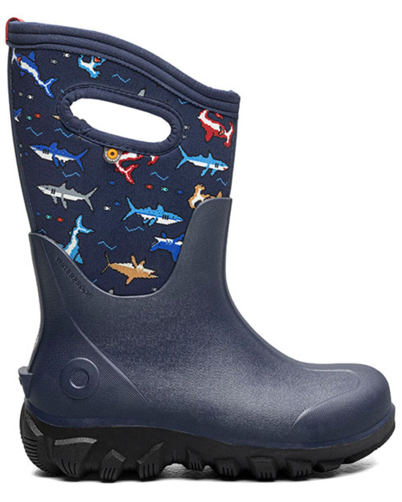 BOGS - Classic Seamless Pixel Shark - Two Giraffes Children's Footwear