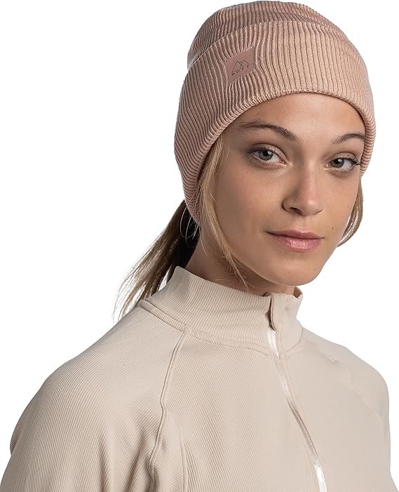 BUFF - Knitted Beanie - Pale Pink - Two Giraffes Children's Footwear