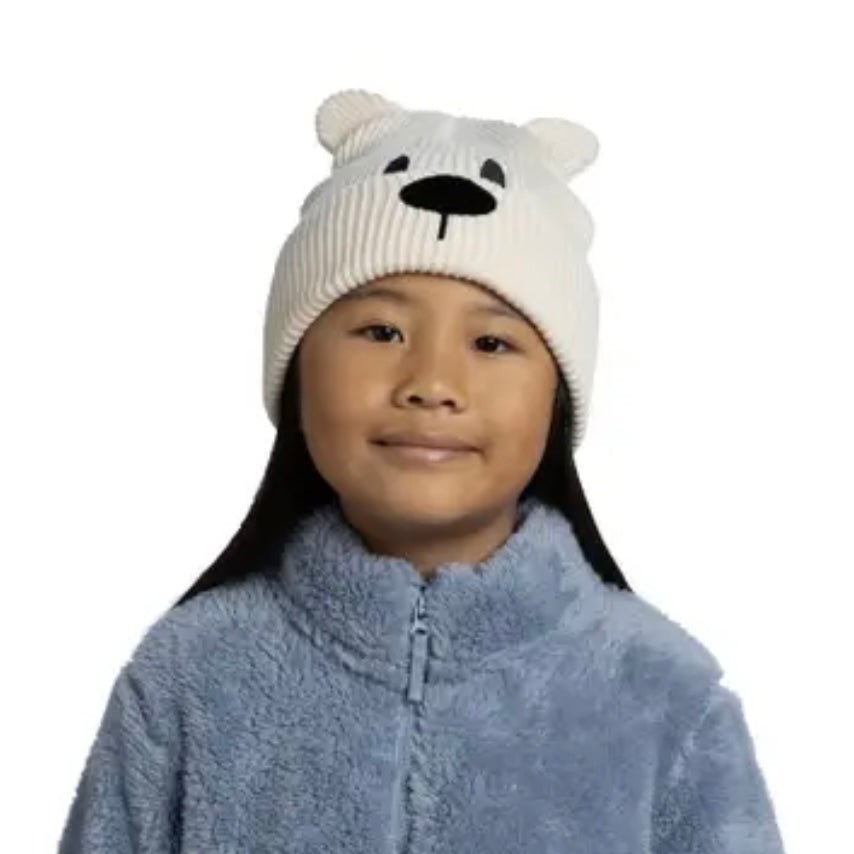 BUFF - Knitted Beanie Youth - Funn Bear - Two Giraffes Children's Footwear