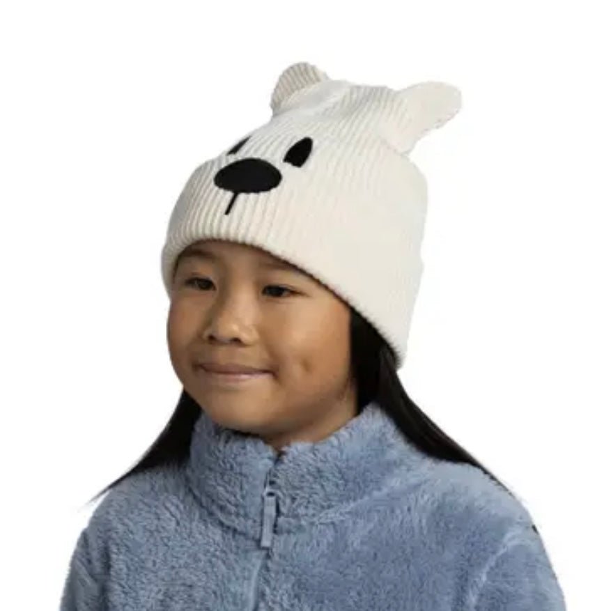 BUFF - Knitted Beanie Youth - Funn Bear - Two Giraffes Children's Footwear