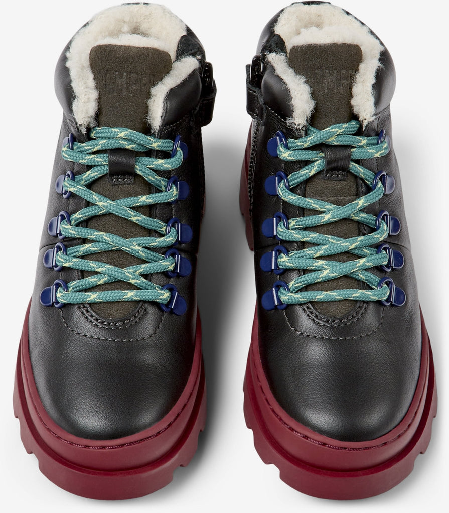 CAMPER - Brutus Lined - Black - Two Giraffes Children's Footwear