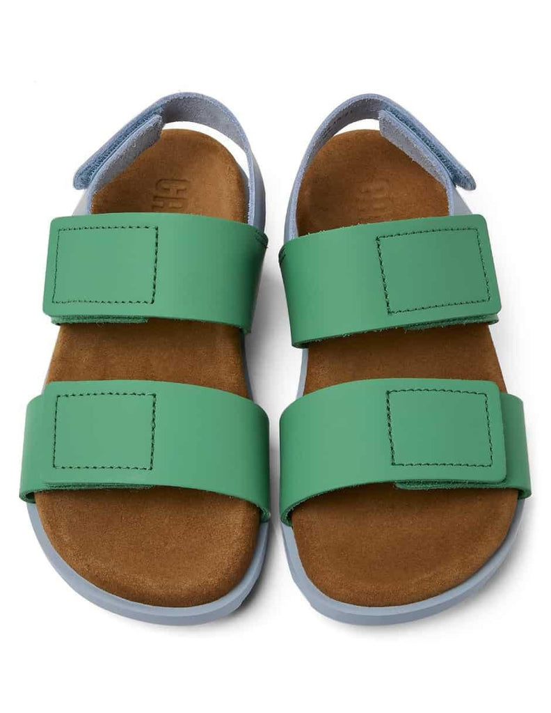 CAMPER - Brutus Sandal - Green Multi - Two Giraffes Children's Footwear