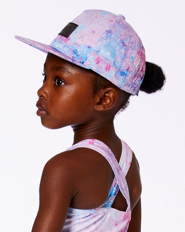 Deux par Deux - Printed Cap Pink With Bubble Effects - Two Giraffes Children's Footwear