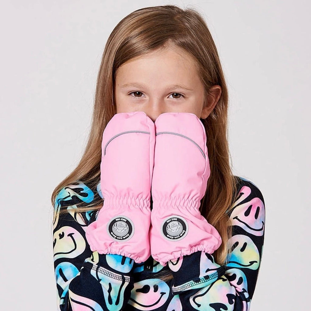 Deux par Deux - Winter Mittens Play Candy Pink - Two Giraffes Children's Footwear