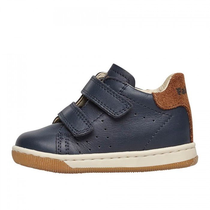 FALCOTTO - Adam - Navy/Cognac - Two Giraffes Children's Footwear