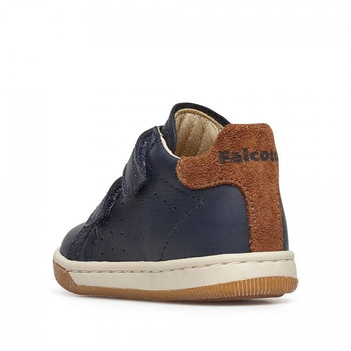 FALCOTTO - Adam - Navy/Cognac - Two Giraffes Children's Footwear