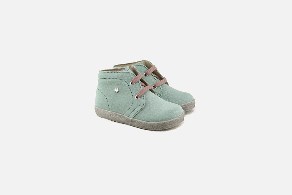 Falcotto - Conte - Teal Spots - Two Giraffes Children's Footwear