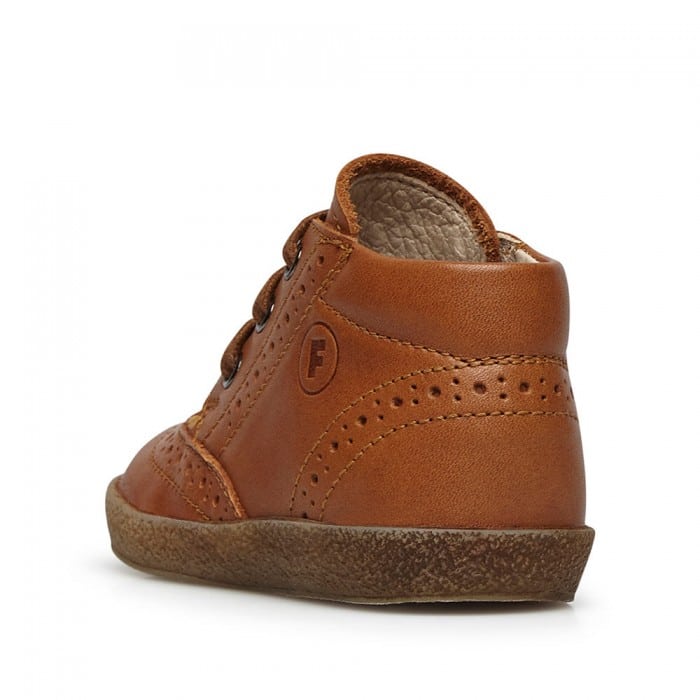 Falcotto - Cupido Brogue - Cognac - Two Giraffes Children's Footwear