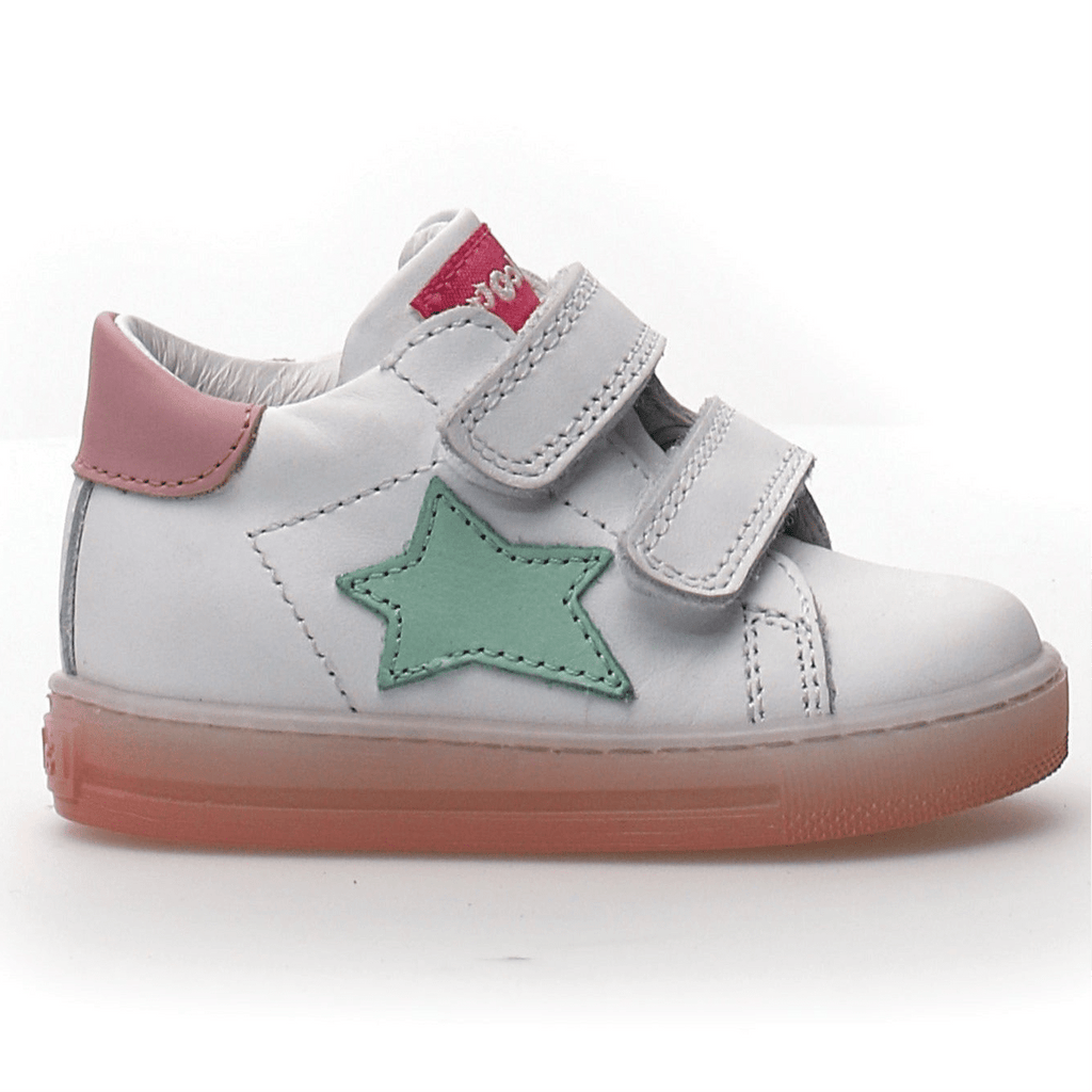 Falcotto SASHA - Babyschoenen - weiß rosa/wit Falcotto SASHA - Babyschoenen - weiß rosa/wit