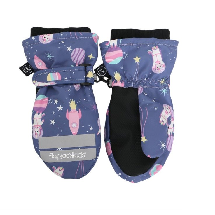 FLAPJACKKIDS - Water Repellent Ski Mittens - Unicorn - Two Giraffes Children's Footwear