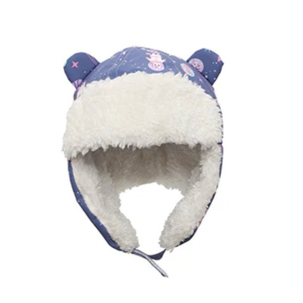 FLAPJACKKIDS - Water Repellent Trapper Hat - Unicorn Indigo - Two Giraffes Children's Footwear
