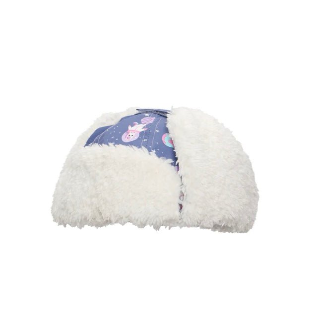 FLAPJACKKIDS - Water Repellent Trapper Hat - Unicorn Indigo - Two Giraffes Children's Footwear
