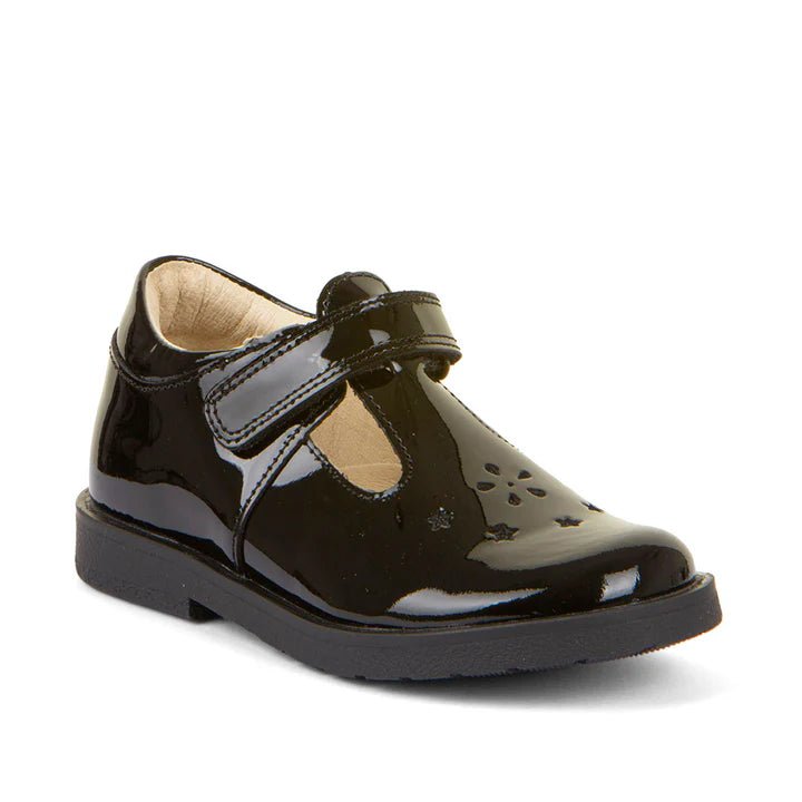 FRODDO - Evia - Black Patent - Two Giraffes Children's Footwear