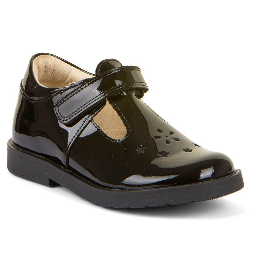 FRODDO - Evia - Black Patent - Two Giraffes Children's Footwear