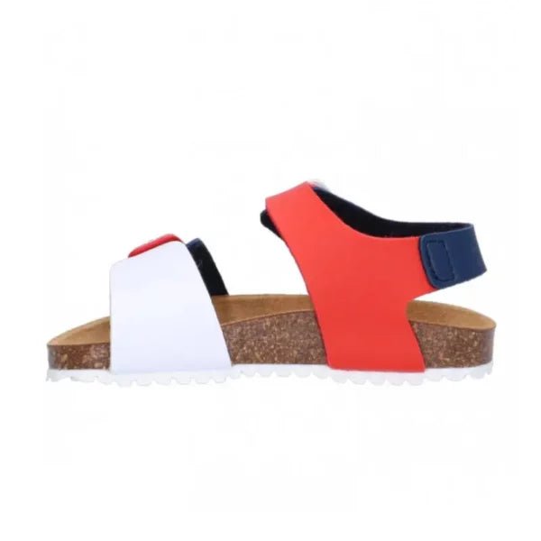 Garvalin - Bio Sandal - Azul Marino Navy/Red/White - Two Giraffes Children's Footwear