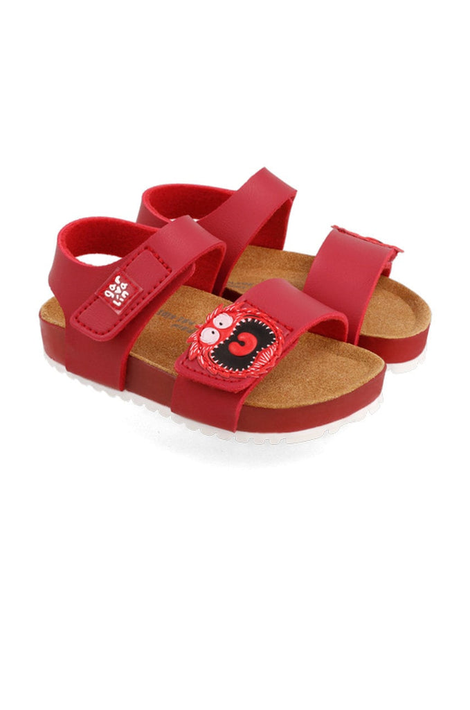 Garvalin - Bio Sandal - Rojo Red - Two Giraffes Children's Footwear