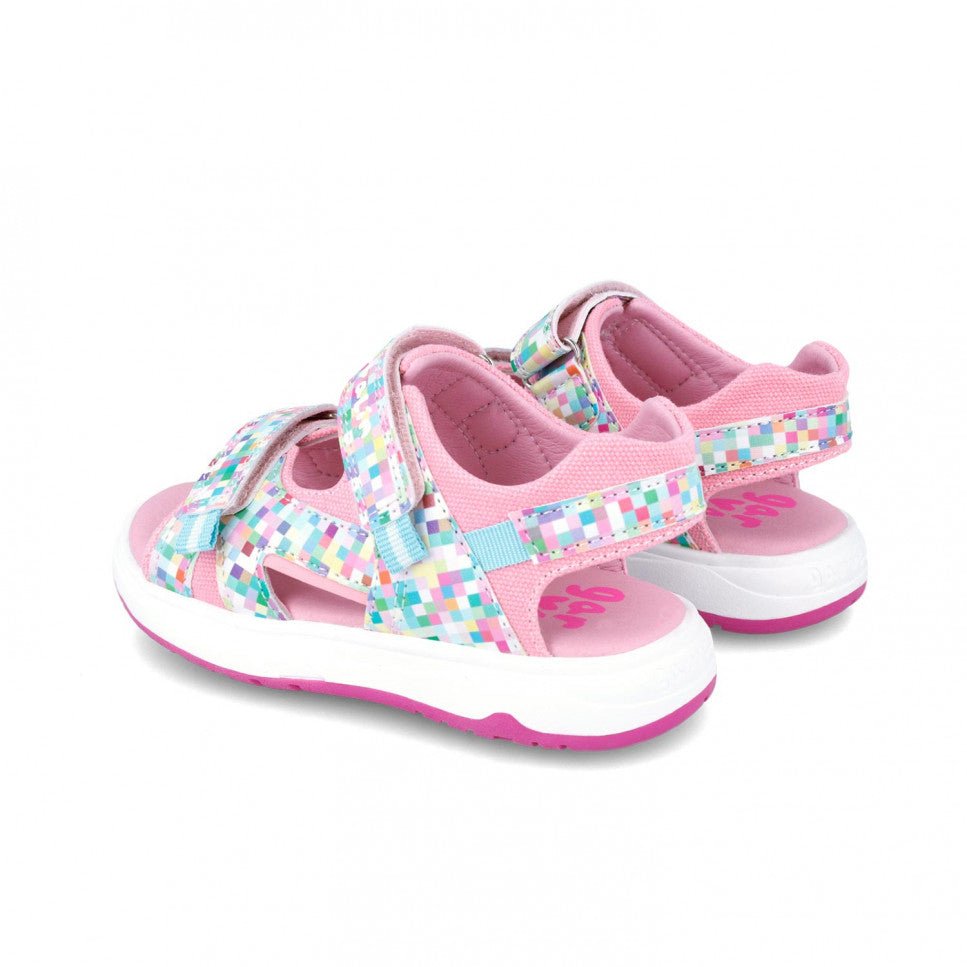 Garvalin - Sandal - Pink Check - Two Giraffes Children's Footwear
