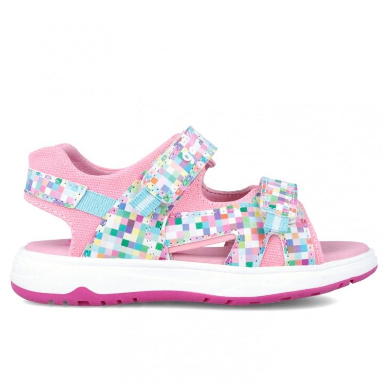 Garvalin - Sandal - Pink Check - Two Giraffes Children's Footwear