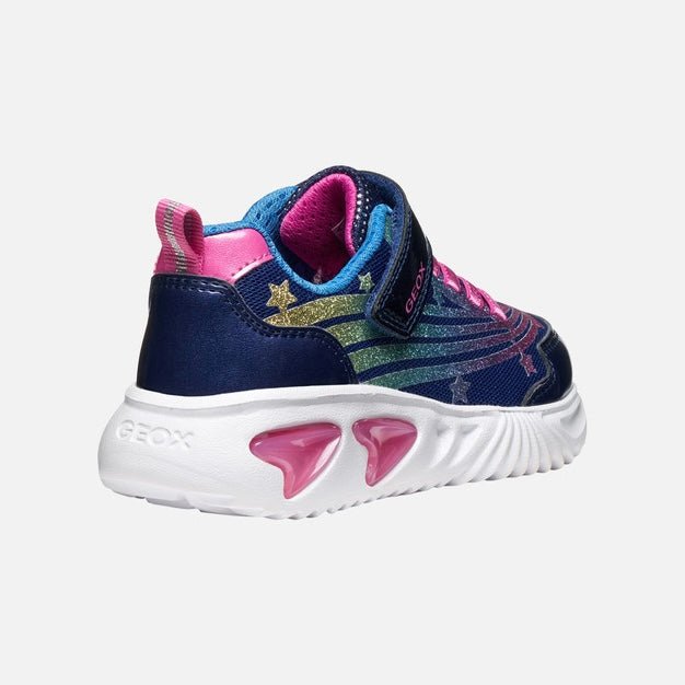 Geox - Assister - Blue Multi Lights - Two Giraffes Children's Footwear