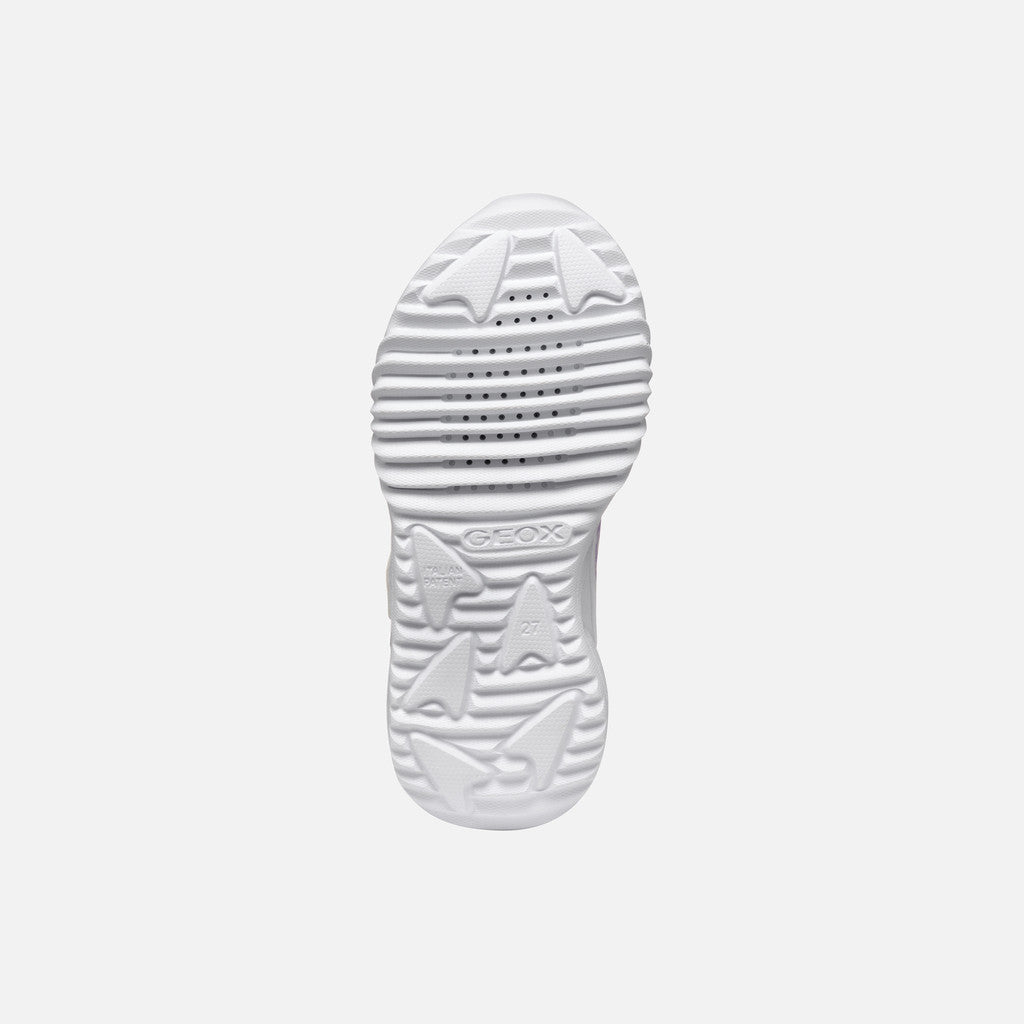 Geox - Assister - White/Lilac Lights - Two Giraffes Children's Footwear