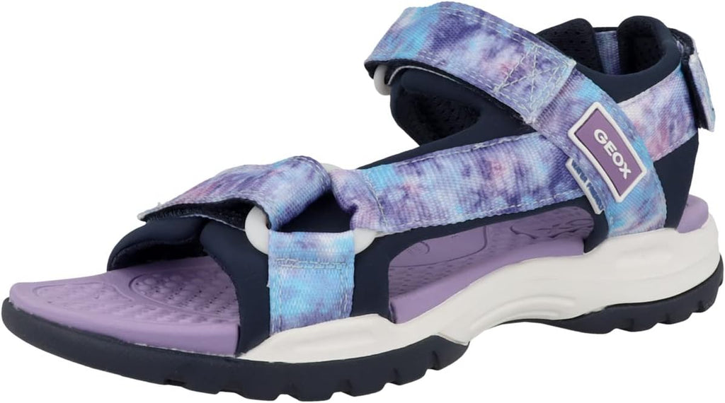 Geox - Borealis Girls Sandal - Navy/Violet - Two Giraffes Children's Footwear