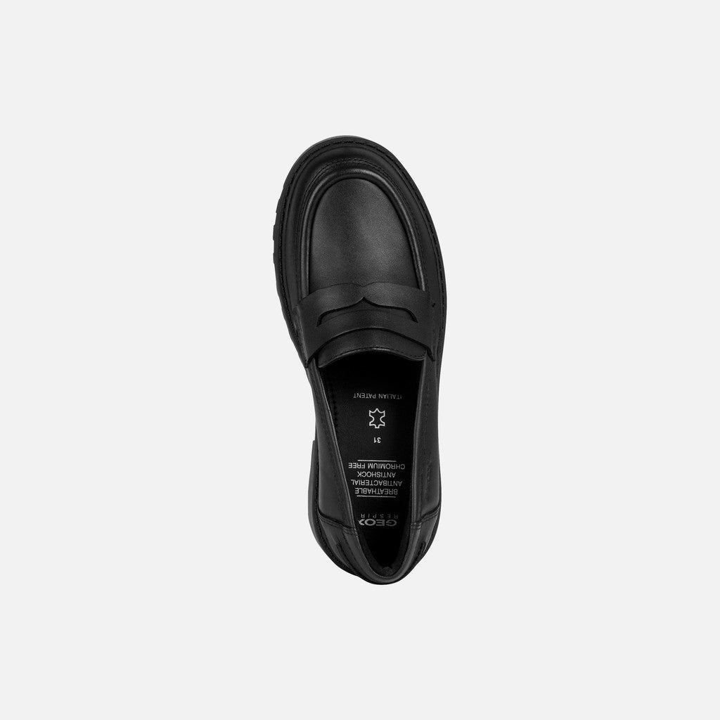 Geox - Casey Loafer - Black - Two Giraffes Children's Footwear