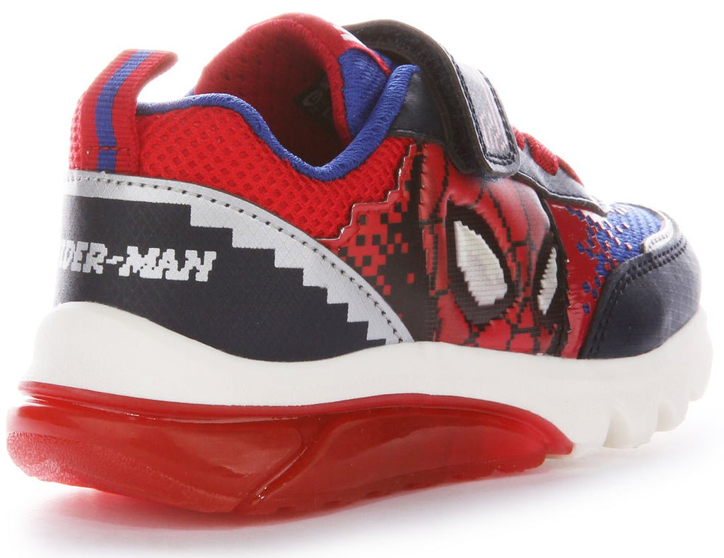 Geox - CIBERDRON - Spiderman Lights - Two Giraffes Children's Footwear