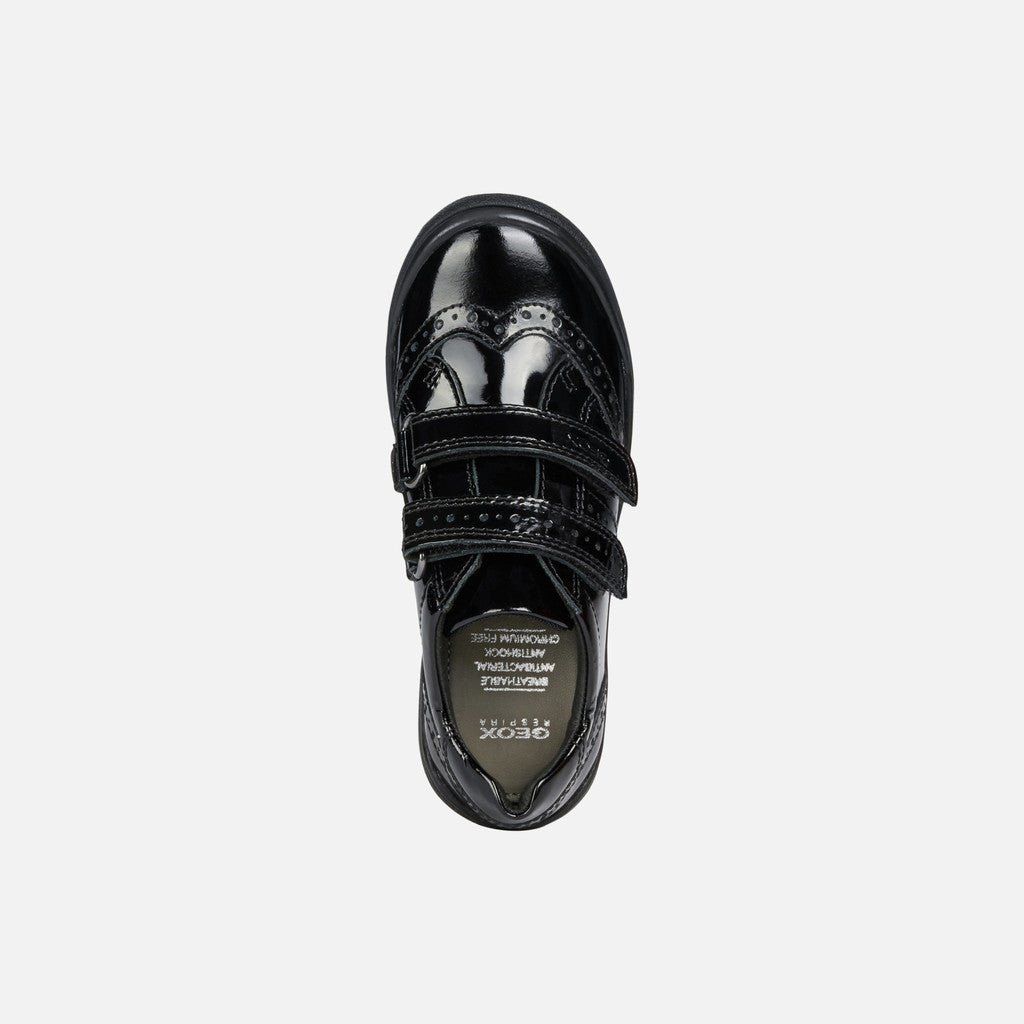 Geox - Hadriel Girl - Black Patent - Two Giraffes Children's Footwear