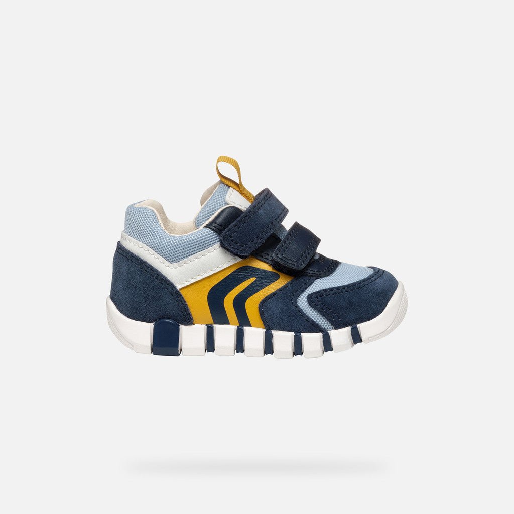 Geox - Iupidoo Baby - Navy/Ocher Yellow - Two Giraffes Children's Footwear