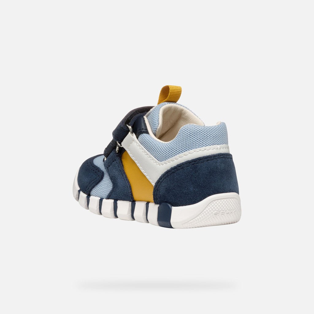 Geox - Iupidoo Baby - Navy/Ocher Yellow - Two Giraffes Children's Footwear