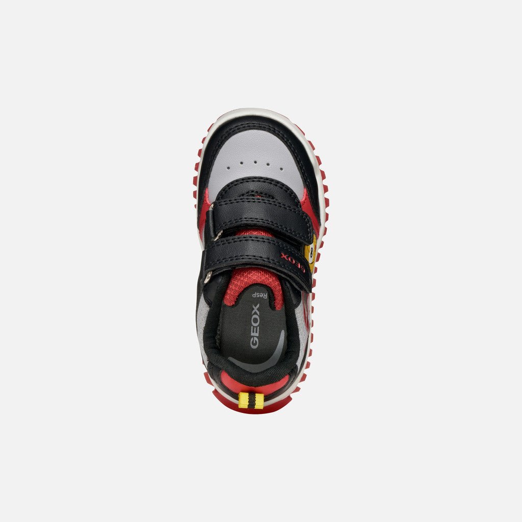 Geox - Lightyloo - Black/Red - Two Giraffes Children's Footwear