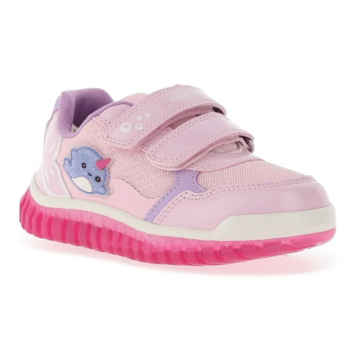 Geox - Lightyloo Pink Narwhal - Two Giraffes Children's Footwear