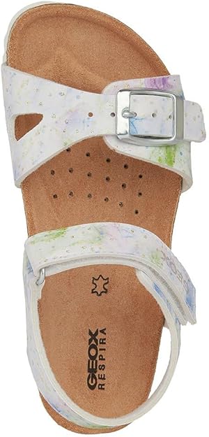 Geox - Sandal Adriel - White/Pink - Two Giraffes Children's Footwear