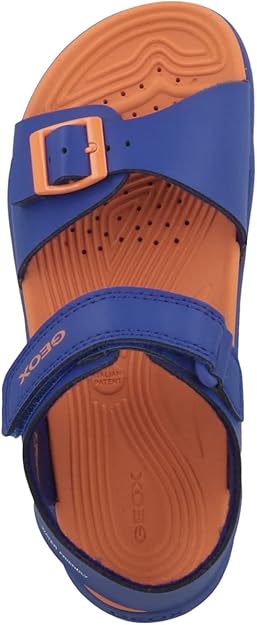 Geox - Sandal Fusbetto Junior - Royal/Orange - Two Giraffes Children's Footwear